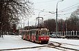 Tatra-T3SU #685-686 26-го маршрута на улице Сумской возле конечной станции "Парк им. Горького"
