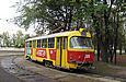 Tatra-T3SU #686 на конечной станции "Парк им. Горького"