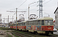 Tatra-T3SU #683-684 + #685-686 (буксировка) на улице Шевченко возле станции метро "Киевская"