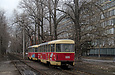 Tatra-T3SU #685-686 26-го маршрута на Московском проспекте возле станции метро "Индустриальная"