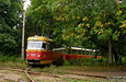 Tatra-T3SU #688-689 23-го маршрута выходит с конечной "Станция Лосево"