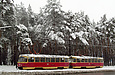 Tatra-T3SU #688-689  26-го маршрута на улице Героев Труда возле перекрестка с улицей Барабашова