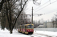 Tatra-T3SU #688-689 26-го маршрута на Московском проспекте между станцией метро "Индустриальная" и улицей 12-го Апреля