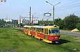 Tatra-T3SU #693-694 26-го маршрута на проспекте Тракторостроителей между остановками "Сады" и "ул.Блюхера"