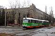 Tatra-T3SU #693-694 23-го маршрута на Московском проспекте возле станции метро "Тракторный завод"