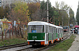 Tatra-T3SU #693-694 23-го маршрута на проспекте Тракторостроителей возле конечной станции "Салтовская"