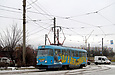 Tatra-T3SU #695 27-го маршрута на улице Академика Павлова возле улицы Семиградской