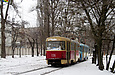 Tatra-T3SU #695-696 26-го маршрута на Московском проспекте возле станции метро "Индустриальная"
