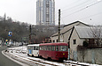Tatra-T3SU #700-699 26-го маршрута на улице Матюшенко в районе улицы Челюскинцев