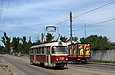 Tatra-T3SU #700 16-го маршрута на улице Веринской