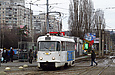 Tatra-T3SU #700 на улице Героев Труда возле одноименной станции метро