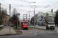 Tatra-T3SUCS #702 8-го маршрута на улице Плехановской возле улицы Полевой