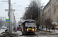 Tatra-T3SU #703 5-го маршрута на улице Плехановской возле улицы Молодой гвардии