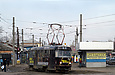 Tatra-T3SU #703 27-го маршрута на улице Академика Павлова возле переулка Боткина