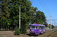 Tatra-T3SU #703 8-го маршрута на улице Шевченко возле Карякина сада