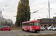 Tatra-T3SU #703 маршрута 16-А на улице Академика Павлова возле станции метро "Студенческая"