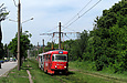 Tatra-T3A #704-4055 23-го маршрута на проспекте Тракторостроителей между улицей Танковой и улицей Хабарова