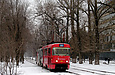 Tatra-T3A #704-4055 23-го маршрута на Московском проспекте в районе станции метро "Индустриальная"