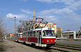 Tatra-T3SUCS/Т3-ВПСт #705-706 27-го маршрута на улице Москалевской возле улицы Пахаря