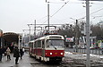 Т3-ВПСт/Tatra-T3SUCS #707-708 26-го маршрута на улице Героев труда возле улицы Академика Павлова