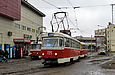 Tatra-T3SU #725-726 26-го маршрута отправился от конечной станции "602-й микрорайон"