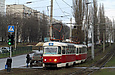 Tatra-T3SU #725-726 23-го маршрута на проспекте Тракторостроителей возле улицы Героев труда