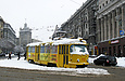 Tatra-T3SU #733 5-го маршрута на площади Розы Люксембург