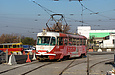 Tatra-T3SU #733 27-го маршрута на площади Восстания