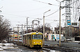 Tatra-T3SU #733-596 26-го маршрута на улице Шевченко в районе Шишкинского переулка
