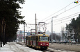 Tatra-T3SU #733-684 26-го маршрута на улице Героев труда в районе остановки "Сосновый бор"
