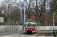Tatra-T3SU #733-684 26-го маршрута на улице Мироносицкой возле площади 1-го Мая
