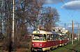 Tatra-T3SU #733-684 26-го маршрута на улице Шевченко возле Карякина сада