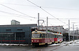 Tatra-T3SU #733-658 26-го маршрута на улице Героев труда возле улицы Академика Павлова