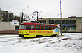 Tatra-T3SU #743 2-го маршрута на конечной станции "602-й микрорайон"