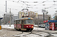 Tatra-T3SU #743 27-го маршрута на улице Октябрьской Революции возле улицы Кривомазова