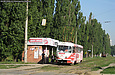 Tatra-T3SU #745 2-го маршрута на улице Клочковской возле пересечения с улицей Казахстанской