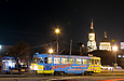 Tatra-T3SU #769 2-го маршрута на Пролетарской площади, на фоне Благовещенского собора