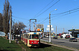 Tatra-T3SU #771-663 26-го маршрута на улице Сидора Ковпака в районе пробивки улицы Героев труда