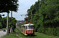 Tatra-T3SU #771-663 26-го маршрута на проспекте Тракторостроителей между улицей Танковой и улицей Хабарова
