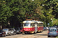Tatra-T3SU #771-663 26-го маршрута на улице Мироносицкой возле перекрестка с улицей Веснина