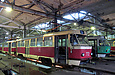 Tatra-T3SU #772-773 в производственном корпусе Салтовского трамвайного депо