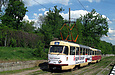 Tatra-T3SU #772-773 26-го маршрута на Журавлевском спуске возле улицы Пушкинской