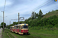 Tatra-T3SU #774-745 26-го маршрута на проспекте Тракторостроителей между улицей Танковой и улицей Хабарова