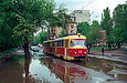 Tatra-T3SU #891-892 2-го маршрута на улице Котлова в районе Лосевского переулка