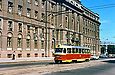 Tatra-T3SU #926 20-го маршрута на улице Красноармейской в районе Привокзальной площади
