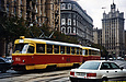 Tatra-T3SU #955-956 30-го маршрута на площади Розы Люксембург