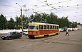 Tatra-T3SU #992 20-го маршрута в Пискуновском переулке