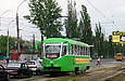 T3-ВПА #4107 8-го маршрута на проспекте Героев Сталинграда за поворотом с улицы Морозова