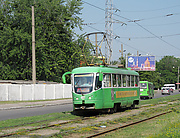 T3-ВПА #4107 маршрута 27-Г на улице Веринской