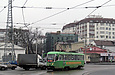 T3-ВПА #4107 8-го маршрута поворачивает с Московского проспекта на площадь Восстания